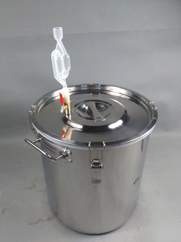 Fermenter Tank Fermentation Brew Kettle Home Wine Beer Making Kit Stock Pot DIY