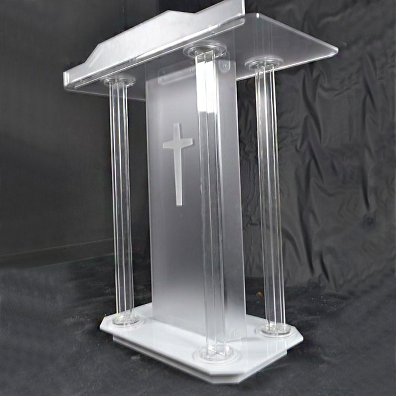 Lucite Church Acrylic Pulpit Speaking Podium Podium School Speech New